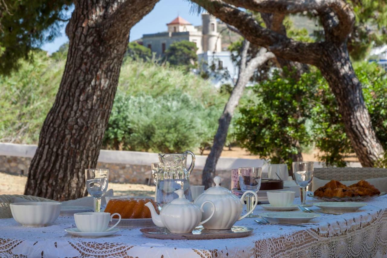 포시드호니아 Dellagracia Mansion In Poseidonia Syros 빌라 외부 사진